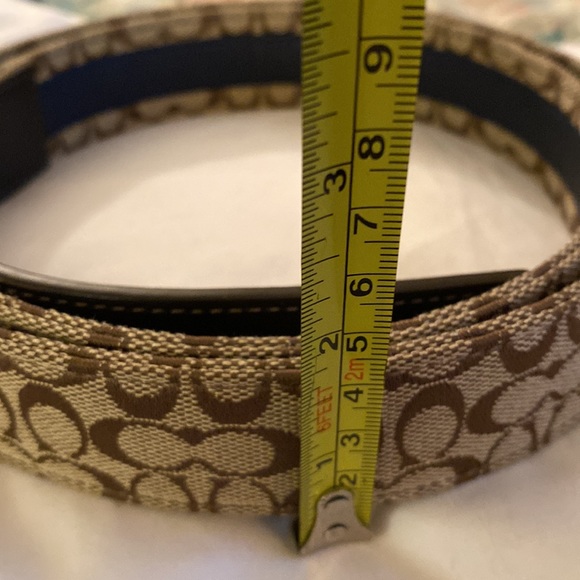 HP!🎉COACH SIGNATURE REVERSIBLE JACQUARD BELT - VINTAGE 2013 ✨ - Picture 6 of 7